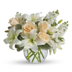 Serene Blessings White Wreath #148274 in Fort Worth, TX - DAVIS