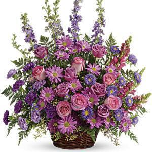 Gracious Lavender Basket