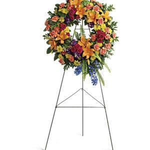 Colorful Serenity Wreath